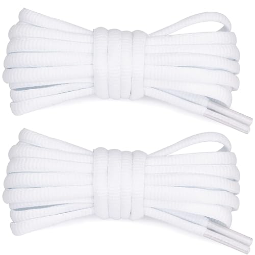 Stepace [2 Pairs Half Round Shoe Laces 1/4" Width