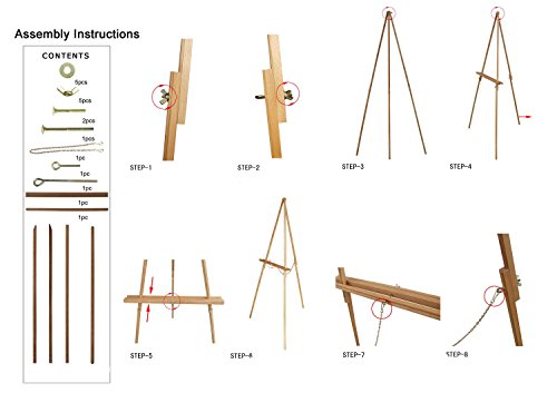5 CONDA+Wooden+Tripod+Display+Adjustable
