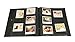 Photo Picutre Album 4x6 500 Photos, Extra Large Capacity Leather Cover Wedding Family Photo Albums Holds 500 Horizontal and Vertical 4x6 Photos with Black Pages (Black)