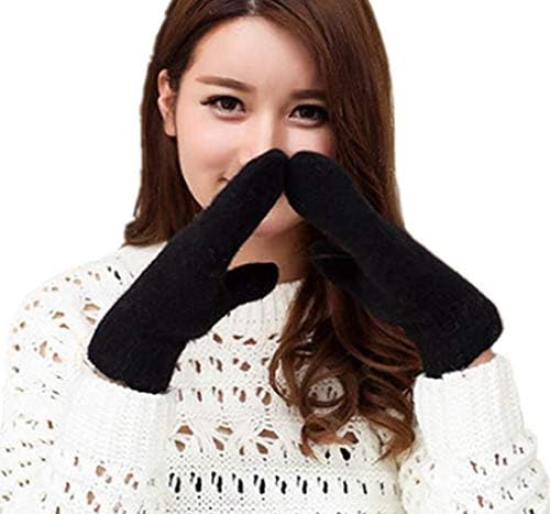 ミトン手袋 レディース 手袋 カシミア 裏起毛 冬 小物 可愛い あったかい 厚手 防寒 冷え対策 運転用 自転車グローブ