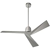 Oxygen Lighting Dynamo - 54 Inch 3 Blade Ceiling Fan-Satin Nickel Finish