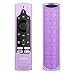CaseBot Silicone Case for Amazon Insignia Smart HD Fire TV Voice Remote (2019) - Honey Comb Series [Anti Slip] Shockproof Cover Compatible with Element Smart Fire TV Voice Remote, Purple-Glow