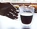 Double Walled Glass Coffee Mugs, 16 Ounce Drinking Glasses (4 Pack)