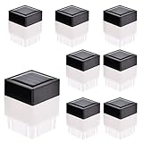 Carkio LED Fence Post Caps Solar Post Lights Warm