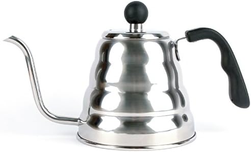 Hot Sale! Pour Over Coffee Drip Kettle with mirror finish. Premium Stainless Steel Gooseneck Tea Kettle By Simple Kitchen Products.