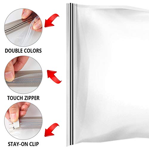 Hibag 8 Jumbo Space Saver Bags, Vacuum Storage Bags with Free Hand-Pump (8-Jumbo) - Thumbnail 2