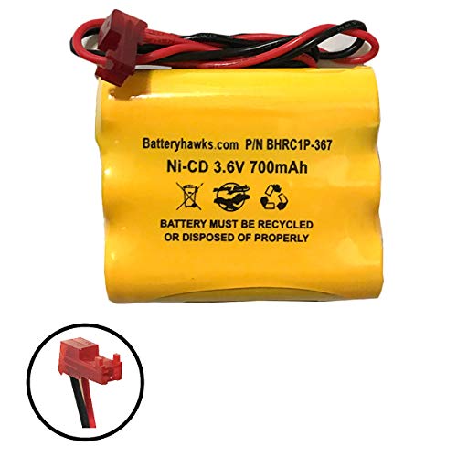 3.6V 700mAh NiCd Exit Sign Battery Replacement Emergency Lighting (10 Pack) S/L 026-148 SL026148 BT-905 P-P504 BT-800
