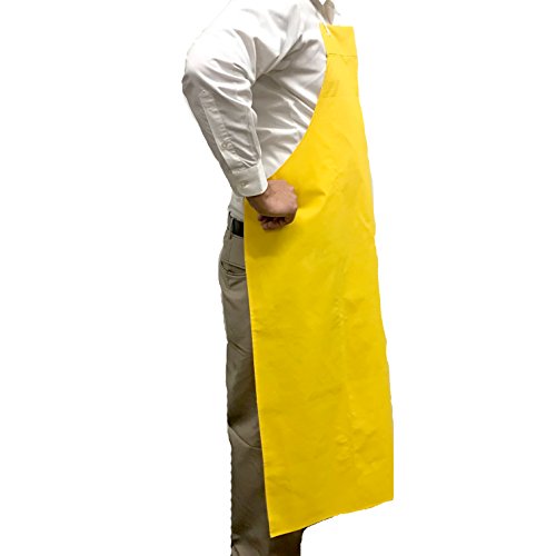 KLEEN CHEF Everyday General Use Polyester Dishwashing Apron, Industrial Water and Oil Resistant Reusable PVC Leather