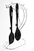Neet® 7-Piece Premium Silicone Elevated Utensil Set (Real Black)