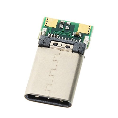 CY DIY 24pin USB 3.1 Type C USB-C Male Plug Connector SMT type with PC Board