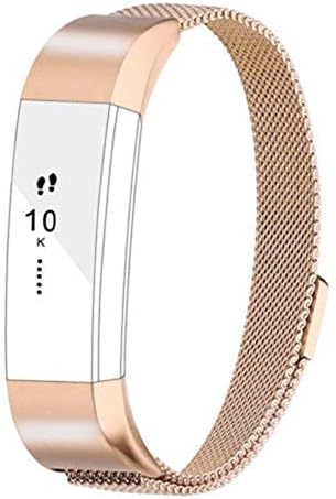 nieliangw0q Watch strap，strap for fitbit versa-Milanese Metal Replacement Wrist Band Magnet Lock Bracelet for Fitbit Alta/Alta HR