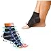 1 Pair of Socks Compression Foot Ankle Angel Sleeve Anti Fatigue Compression Foot Sleeve Sock for Ankle Swelling Plantar (S/M)