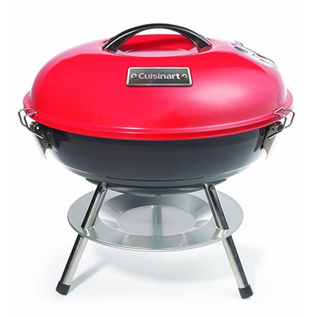 Photo 1 of Cuisinart 14" Portable Charcoal Grill Color: Red/Black