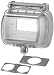 Leviton 5981-UCL 5981 While-in-Use Cover for GFCI/Decora Duplex and Single Outlet, Horizontal, Clear primary