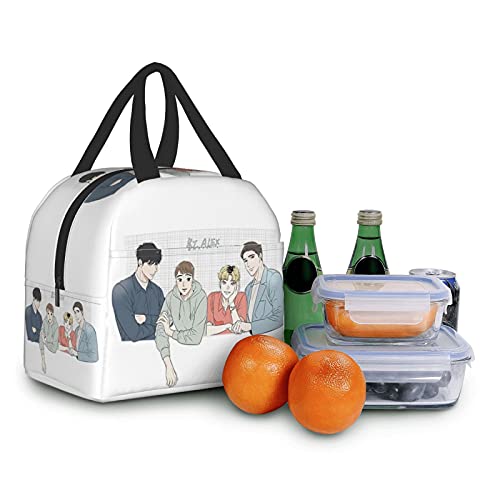 Bj Alex Group Photo Lunch Bag Tote Anime Container For Women Box