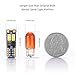 LUYED 2 X 540 Lumens Extremely Bright 9-30v 3030 12-EX Chipsets Canbus W5W 194 168 2825 Led Bulbs,Amber(Brightest 194 Led On Amazon)
