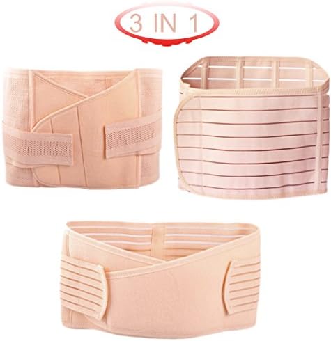 3 in 1 Women Postnatal Shapewear Recovery Waist Belt Postpartum Support Belly Wrap