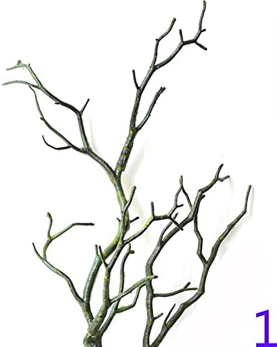 Taloyer Darkness Plastic Artificial Tree Dried Branches Plant Antlers Horns for Wedding Bouquet Party Home Hotel Venue Decoration (Blue)