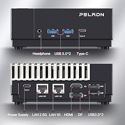 PELADN HA-3 Mini PC, AMD Ryzen 5 5500U