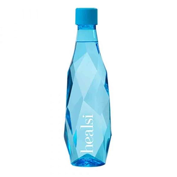HEALSI NATURAL ARTESIAN STILL WATER, PH7, RICH IN SILICA, 12 X 16.9 FL OZ – TURQUOISE | SILICA-RICH WATER FOR HYDRATION & SKIN HEALTH | REFRESHING, BALANCED PH