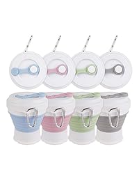 LMCFYJ   Taza de viaje plegable de silicona, con t