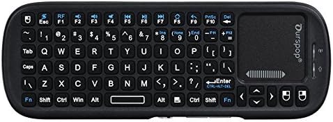 OURSPOP 2.4G Wireless Mini Handle Qwerty Keyboard Mouse Combo With Touchpad for Windows/Mac/Android Tablets/Mobile Phones/Smart TV (OP-19S)
