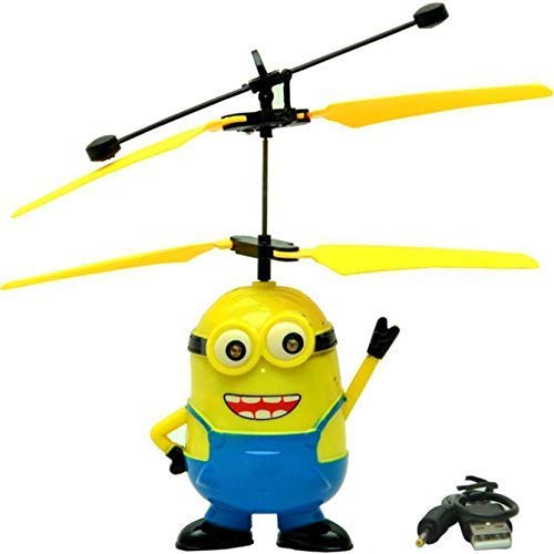 flying minion helicopter with hand sensor
