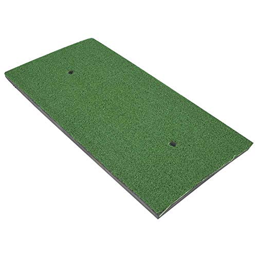 Golf Hitting Mat, 60 * 30 cm Golf Simulator Mat Portable Golf Practice Chipping Mat High Strength Golf Practice Pad Golf Training Tool Accessory