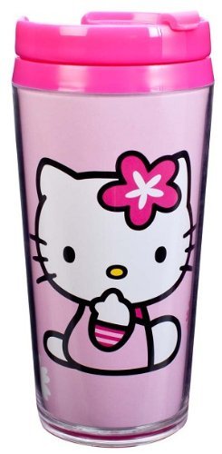 Insulated Hello Kitty 14 oz Travel Tumbler Cup