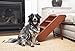 PetSafe CozyUp Folding Wood Pet Steps – PupSTEP Dog and Cat Stairs – Lightweight Durable Wooden Frame Supports up to 200 lb – Side Rails and Non-slip Feet Provide Added Security – 20 inchesthumb 1