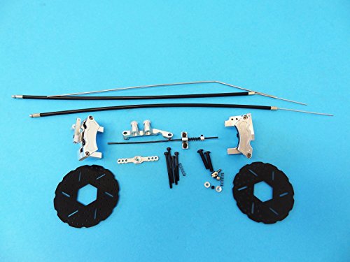 Rovan RC Aluminum Front Mechanical Brake Kit (silver) Fits HPI Baja 5B 5T King Motor