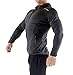 BROKIG Men's Gym Zip Hoodie, Workout Bodybuilding Fitted Muscle Slim Fit Hoody Jacket Sweatshirts With Pockets