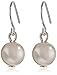 Amazon Collection Colored Simulated Pearl Illusion Chain Earrings and Necklace Set