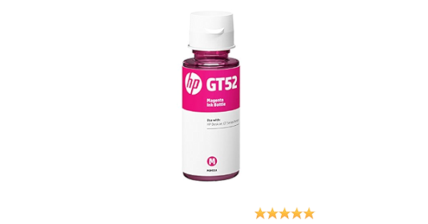 Amazon.com: OriginalFromThailand HP GT52 (M0H55A) - Recambio de inyección  de tinta para impresoras HP DeskJet GT Series, tinta magenta, paquete de 1  unidad. : Productos de Oficina