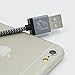 iPhone 7 Charger, 6.6ft Apple MFi Certified, Cambond 8 Pin Braided USB Lightning Cable Cord for iPhone 7 / 7 Plus, iPhone SE, iPhone 6s / 6s Plus / 6 / 6 Plus / 5s / 5c / 5, iPad Air, Mini ( Grey )
