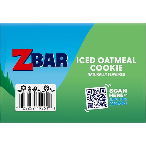 ZBAR – ICED OATMEAL COOKIE – SOFT-BAKED ENERGY SNACK BARS – NON-GMO – 12G WHOLE GRAINS – USDA ORGANIC GRANOLA BARS (24 PACK)
