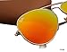 RAY BAN AVIATOR LUXOTTICA ORANGE MIRROR GOLD FRAME RB3025//112-69 MADE IN ITALY