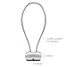 Magnetic Curtain Tiebacks | 4 Pieces Set of Holdbacks | Convenient, Decorative Drapery Hooks | Drapery Ties for Window Drapes