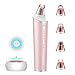 Pore Vacuum, Xpreen Blackhead Remover Wireless Charging Pore Cleaner with LED Lighting Fuction (Pink)