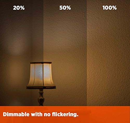 GoodBulb 60 Watt Light Bulbs, Dimmable A19 Bulb with E26 Base, Rough Service Bulb, Frosted Energy-Efficient Incandescent Bulbs, 525 Lumens, 130 Volts, for Various Light Fixtures (24 Pack)