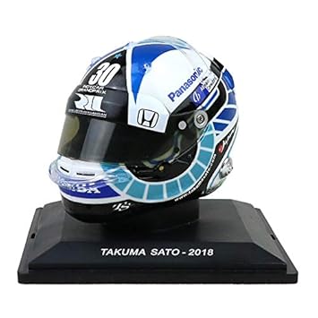 【クリックで詳細表示】佐藤琢磨 オフィシャルグッズ 1/5スケール TS ヘルメット INDYCAR GP 2018