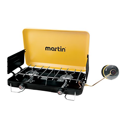 MARTIN 2 Burner Propane Stove Grill Gas 20 000 Btu Outdoor Trip