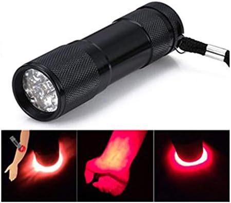 Vein Finder Flashlight,LED Flashlight,Find a Vein Imaging Flashlight,Red LED Lights Quickly Find Veins Easily