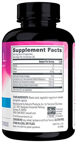 Neocell Collagen Type 2 Immucell Complete Joint Support Capsules, 2400 Mg, 120 Count (120x2) - //coolthings.us