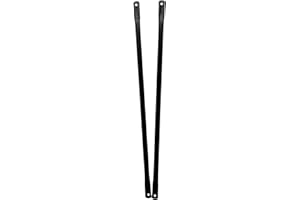 Timyrimy 39.4"/100cm Bronze Garden Swing Replacement Bars, Rectangular Metal Rods for Hanging Swing Seat to Frame(2PCS/CTN)