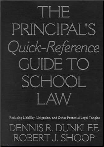 Buy The Principal S Quick Reference Guide To School Law Reducing