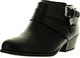 Soda Alum Women's Stylish New Arrival Buckle Strap Dress Ankle Bootie