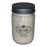 Nika's Home Candy Cane Soy Candle - 12oz Mason Jar