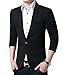 Benibos Men's Slim Fit Casual Premium Blazer Jacket(M, Black)
