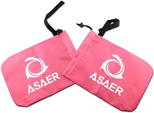 ASAER Mirror Snow Cover - Auto Side Mirror Ice / Snow / Frost Guard Protector Keeping Snow Ice off from Mirror - BONUS Cloth - Durable - Fit Most of the Cars Wing Mirrors (pink)